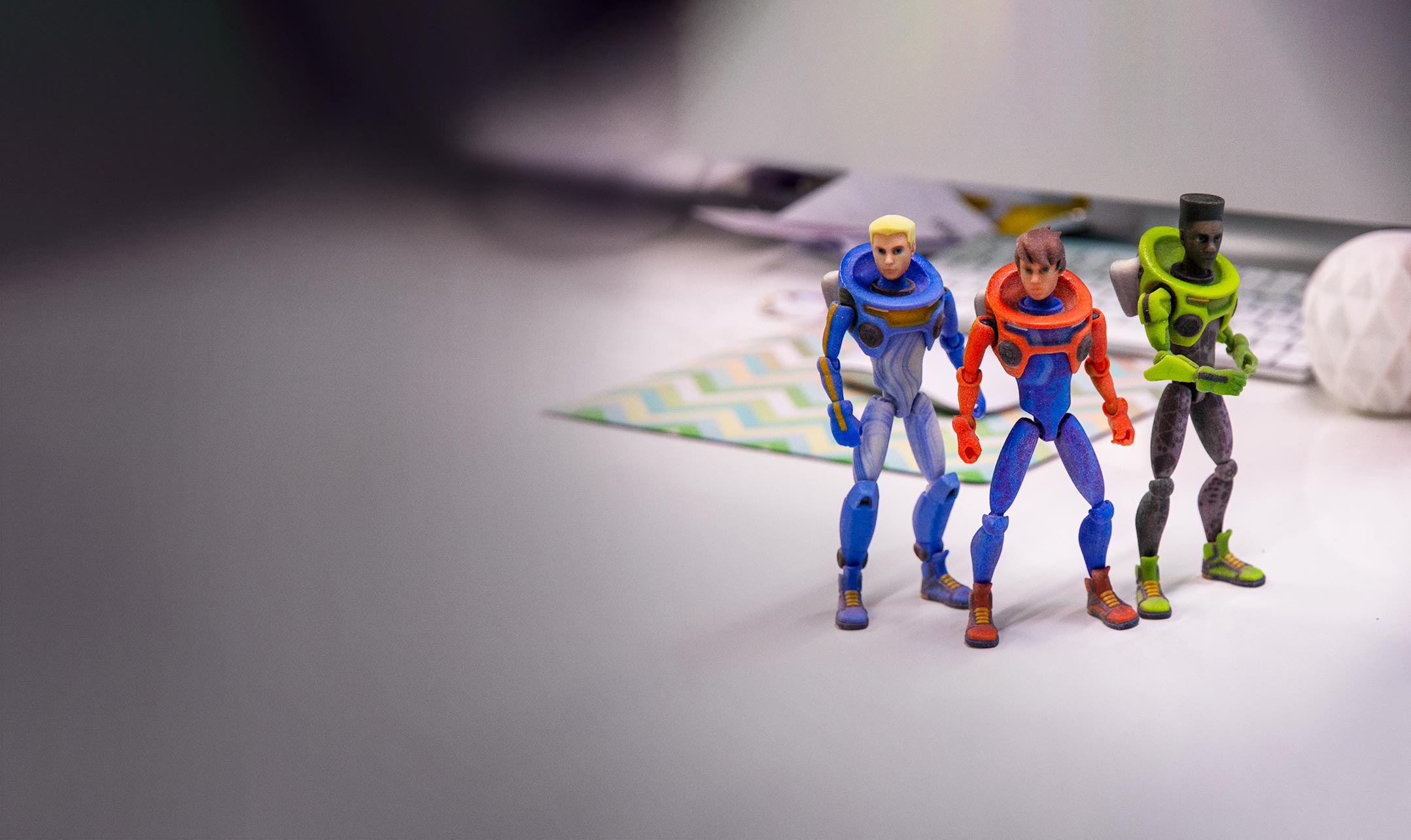 Sprint 3D printed figures
