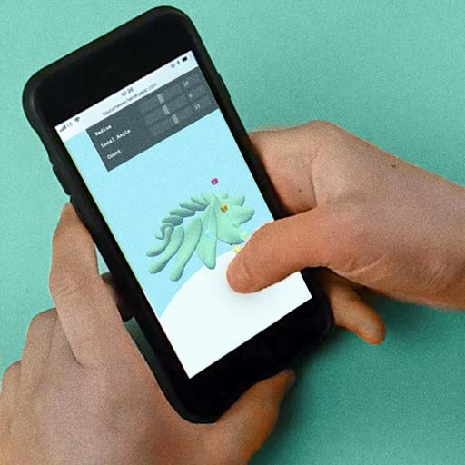 webGL prototype in use
